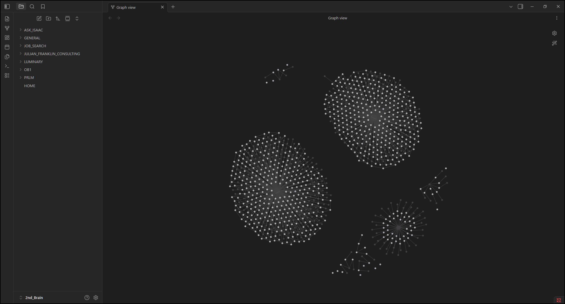 2nd Brain knowledge graph